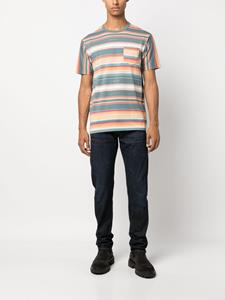 Ralph Lauren RRL striped short-sleeve T-shirt - Blauw