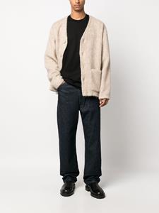 Jil Sander long-sleeved cotton T-shirt - Zwart