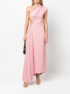 Elie Saab Gedrapeerde jurk - Roze
