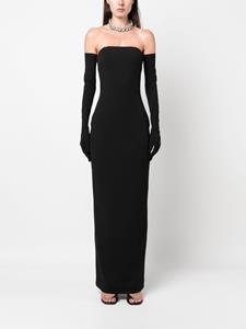 Solace London The Tullia strapless gown - Zwart