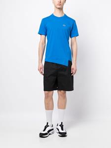 Comme Des Garçons Shirt x Lacoste asymmetrisch T-shirt - Blauw