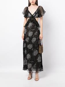 We Are Kindred Maxi-jurk met bloemenprint - Zwart