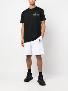 Philipp Plein T-shirt met logoplakkaat - Zwart