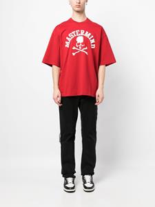 Mastermind Japan M Skull-print cotton T-shirt - Rood
