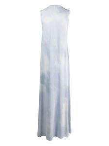 Raquel Allegra Maxi-jurk met tie-dye print - Blauw