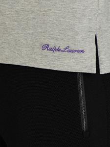 Ralph Lauren Purple Label T-shirt met geborduurd logo - Grijs