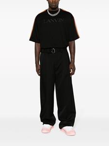 Lanvin Curb lace-embellished T-shirt - Zwart
