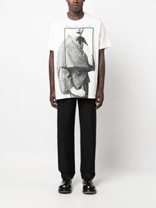 Balmain graphic-print cotton T-shirt - Beige