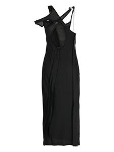 Hyein Seo Getailleerde maxi-jurk - Zwart