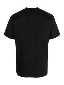 Nahmias Caviar logo-print cotton T-shirt - Zwart
