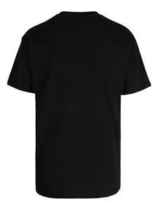 Nahmias logo-print cotton T-shirt - Zwart