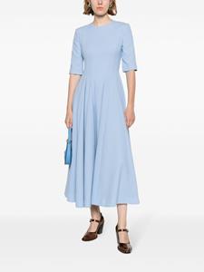 Emilia Wickstead Georgie wool dress - Blauw