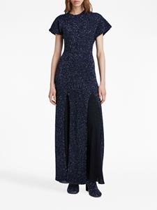 Proenza Schouler Textured Sequin maxi dress - Blauw
