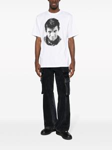 Undercover pixelated-print cotton T-shirt - Wit