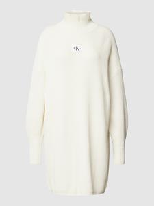 Calvin Klein Jeans Sweatkleid "WOVEN LABEL LOOSE SWEATER DRESS"