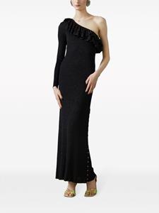 Gucci Asymmetrische maxi-jurk - Zwart