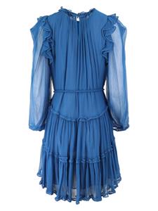 Ulla Johnson Gaelle ruffle-detailing dress - Blauw