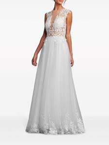 Tadashi Shoji Hastings embroidered gown - Wit
