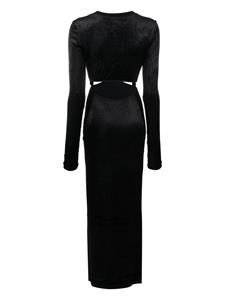 Nensi Dojaka cut-out maxi dress - Zwart