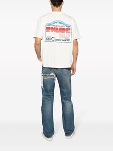 Rhude Paradiso Rally cotton T-shirt - Wit