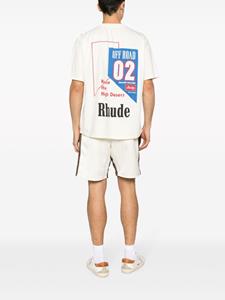 Rhude logo-print cotton T-shirt - Wit