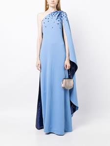 Sachin & Babi Leila crystal-embellished gown - Periwinkle/Sapphire