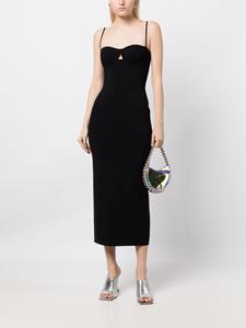 Galvan London Mouwloze jurk - Zwart