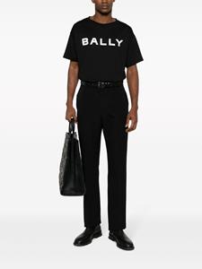 Bally logo-print organic cotton T-shirt - Zwart