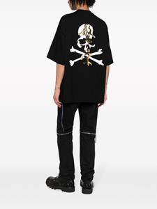 Mastermind Japan skull-print cotton T-shirt - Zwart