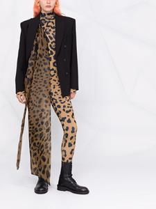 Atu Body Couture Jumpsuit met luipaardprint - Bruin