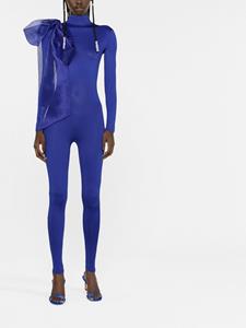 Atu Body Couture Jumpsuit met strikdetail - Blauw