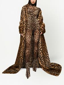 Dolce & Gabbana KIM  tas met luipaardprint - Bruin