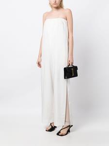 Ports 1961 sheer-panels strapless jumpsuit - Wit