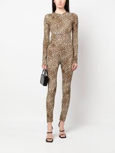 Dsquared2 leopard-print bodysuit - Geel