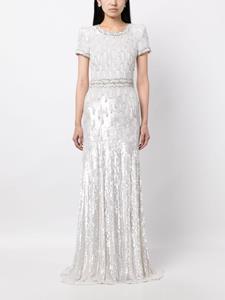 Jenny Packham Jurk verfraaid met pailletten - Wit