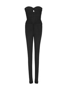 Saint Laurent Strapless jumpsuit - Zwart