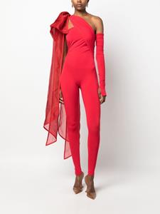 Atu Body Couture Asymmetrische jumpsuit - Rood