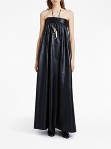 Proenza Schouler strapless leather maxi dress - Zwart