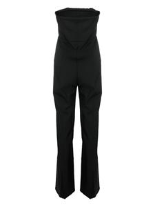 Semicouture Strapless jumpsuit - Zwart