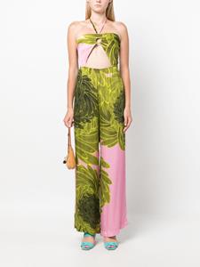 THEMIS Z GR Phoebe floral-print jumpsuit - Groen