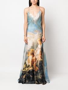 Roberto Cavalli Maxi-jurk met print - 09000