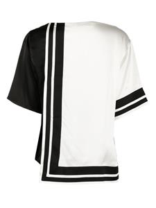 Ports 1961 Asymmetrische blouse - Zwart