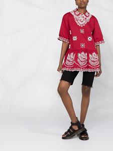 RED Valentino Broderie anglaise blouse - Rood