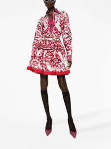 Dolce & Gabbana Blouse met print - Rood