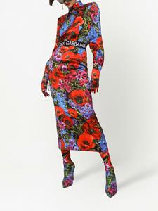 Dolce & Gabbana Blouse met bloemenprint - Rood