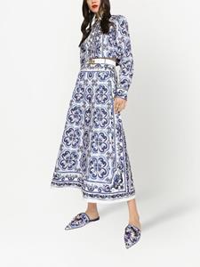 Dolce & Gabbana Blouse met print - Blauw