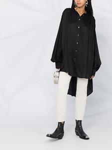Ann Demeulemeester Oversized blouse - Zwart