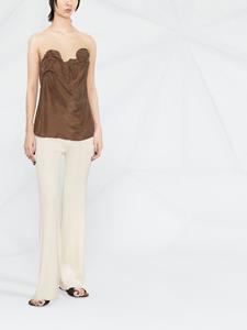TOTEME Strapless blouse - Bruin
