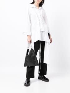 Yohji Yamamoto Asymmetrische blouse - Wit