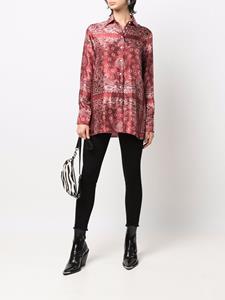 Golden Goose Blouse met paisley-print - Rood